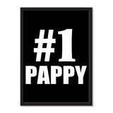 Number One #1 Pappy - Portrait Frame Photo Tile
