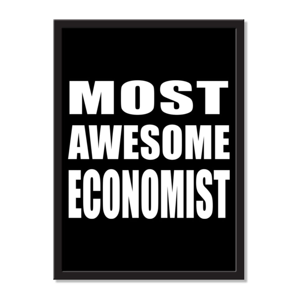 Most Awesome Economist - Portrait Frame Photo Tile