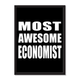 Most Awesome Economist - Portrait Frame Photo Tile