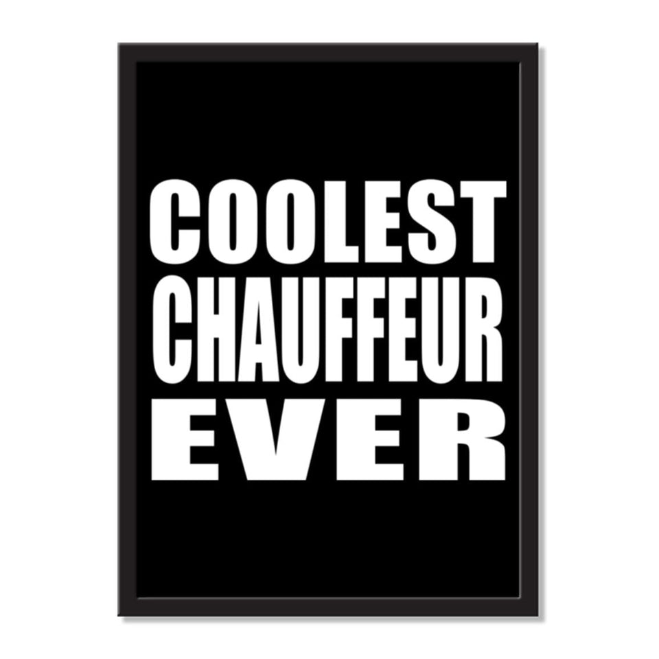 Coolest Chauffeur Ever - Portrait Frame Photo Tile