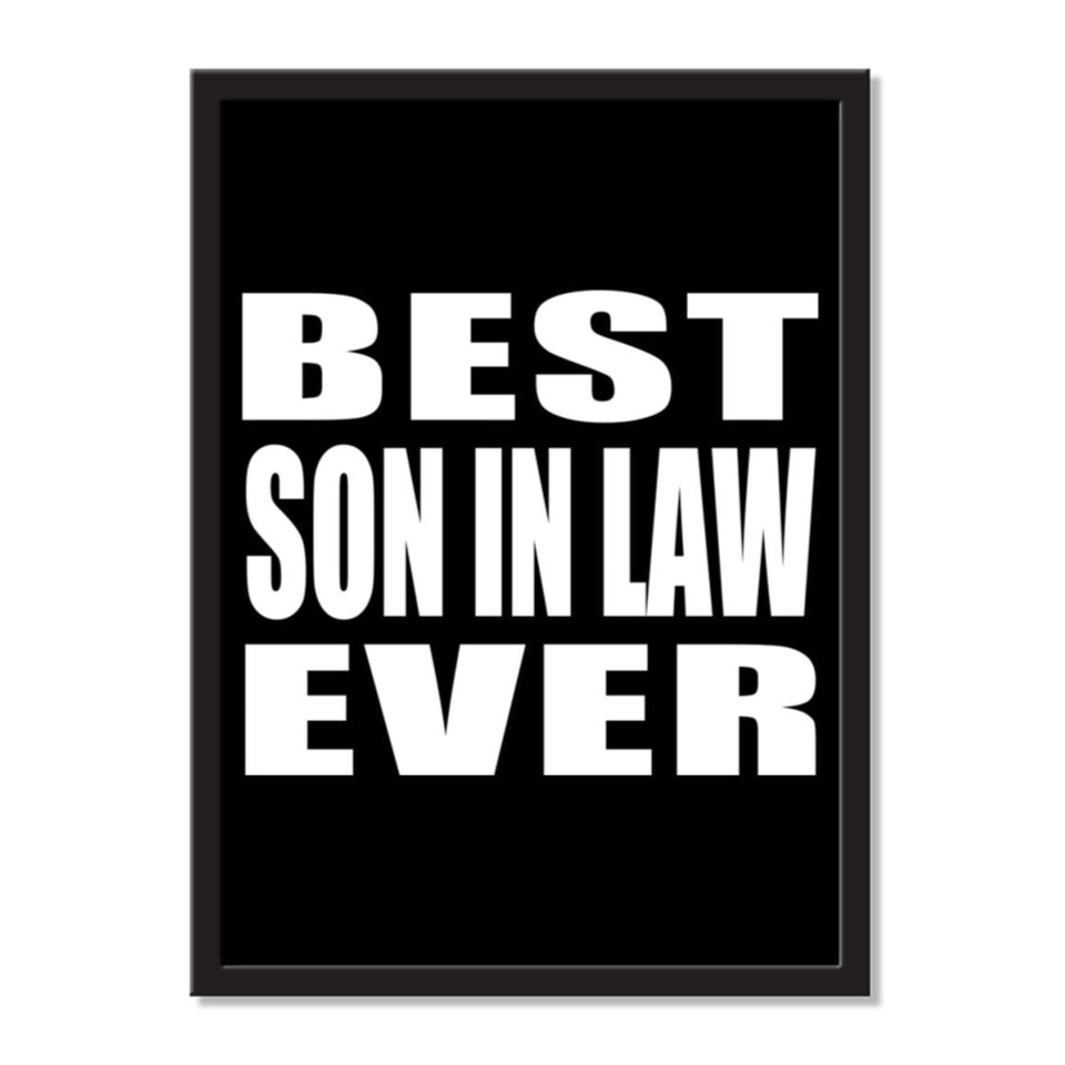 Best Son In Law Ever - Portrait Frame Photo Tile