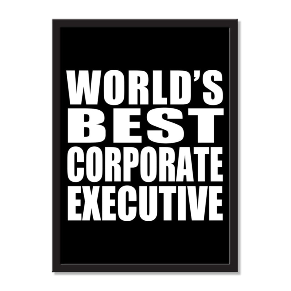 World's Best Corporate Executive - Portrait Frame Photo Tile