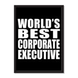 World's Best Corporate Executive - Portrait Frame Photo Tile