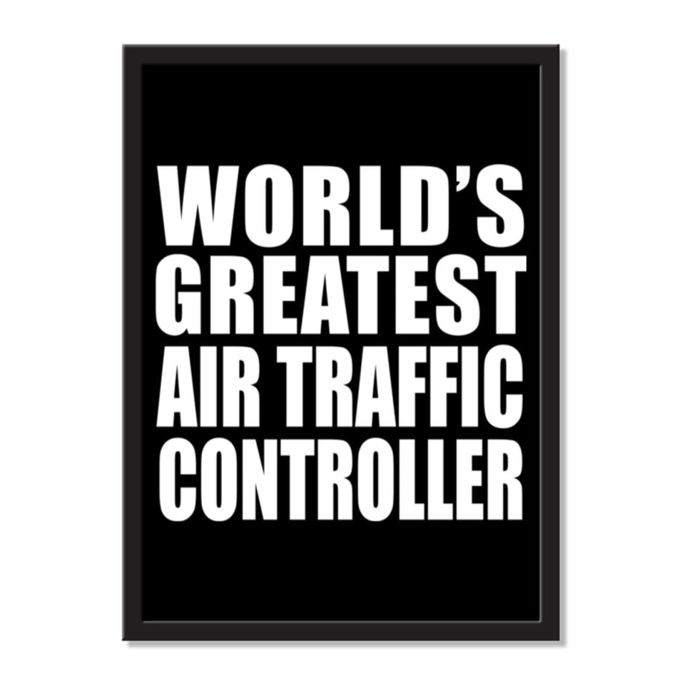 World's Greatest Air Traffic Controller - Portrait Frame Photo Tile