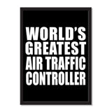 World's Greatest Air Traffic Controller - Portrait Frame Photo Tile