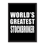 World's Greatest Stockbroker - Portrait Frame Photo Tile