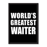 World's Greatest Waiter - Portrait Frame Photo Tile