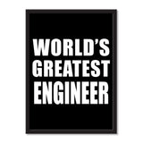 World's Greatest Engineer - Portrait Frame Photo Tile