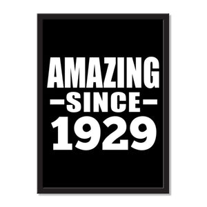 Amazing Since 1929 - Portrait Frame Photo Tile