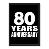 80 Years Anniversary - Portrait Frame Photo Tile
