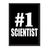 Number One #1 Scientist - Portrait Frame Photo Tile