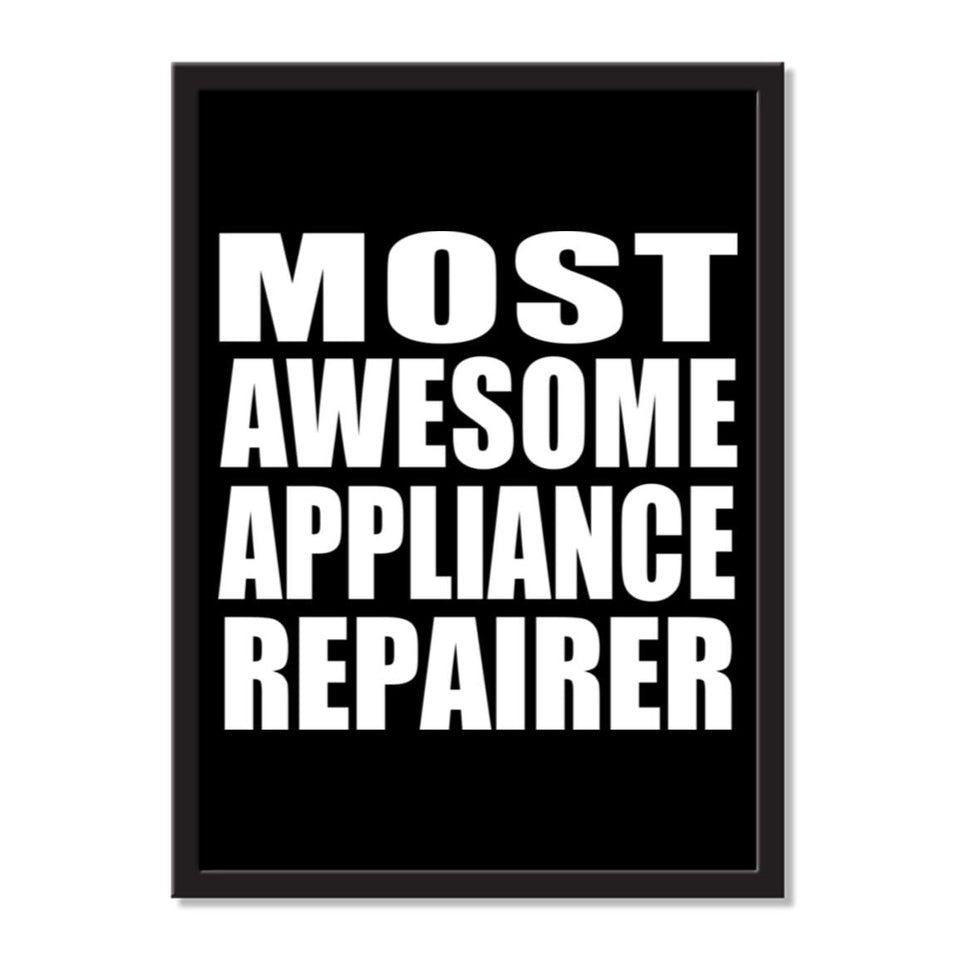 Most Awesome Appliance Repairer - Portrait Frame Photo Tile
