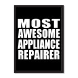 Most Awesome Appliance Repairer - Portrait Frame Photo Tile