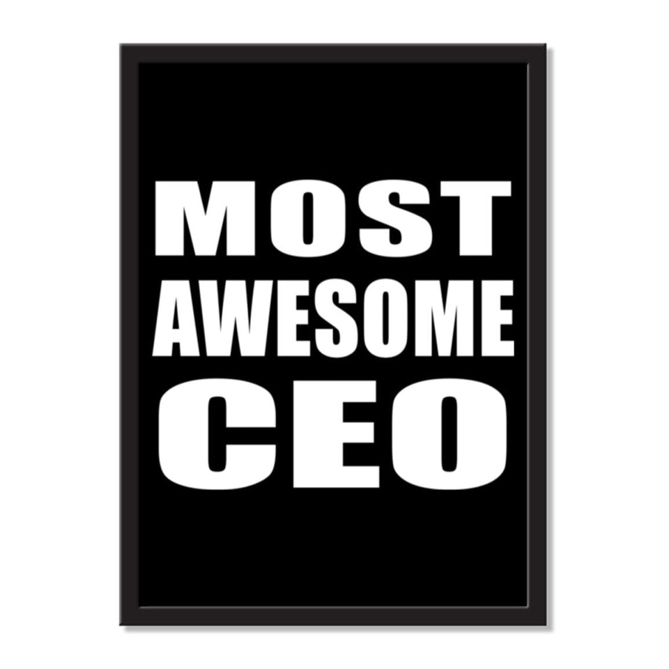 Most Awesome CEO - Portrait Frame Photo Tile