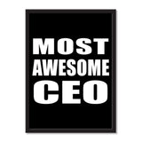 Most Awesome CEO - Portrait Frame Photo Tile