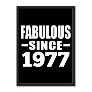 Fabulous Since 1977 - Portrait Frame Photo Tile