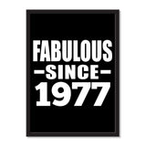 Fabulous Since 1977 - Portrait Frame Photo Tile