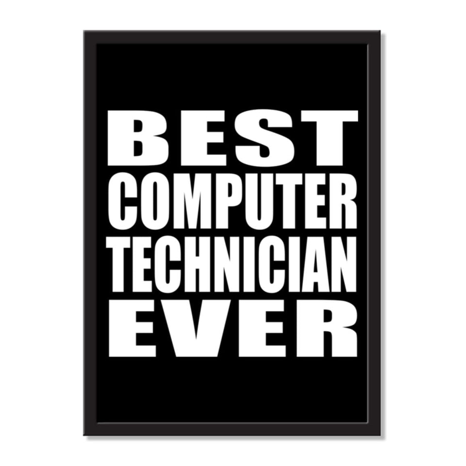 Best Computer Technician Ever - Portrait Frame Photo Tile