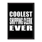 Coolest Shipping Clerk Ever - Portrait Frame Photo Tile