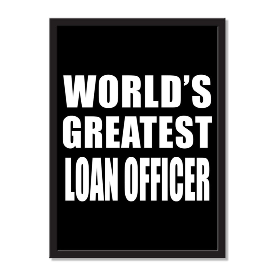 World's Greatest Loan Officer - Portrait Frame Photo Tile