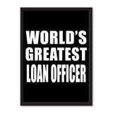 World's Greatest Loan Officer - Portrait Frame Photo Tile