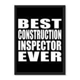 Best Construction Inspector Ever - Portrait Frame Photo Tile