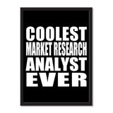 Coolest Market Research Analyst Ever - Portrait Frame Photo Tile