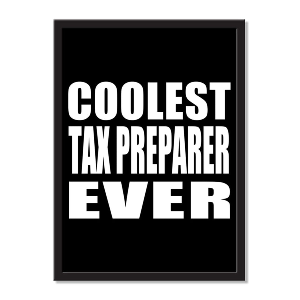 Coolest Tax Preparer Ever - Portrait Frame Photo Tile