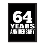 64 Years Anniversary - Portrait Frame Photo Tile
