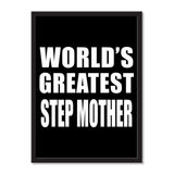 World's Greatest Step Mother - Portrait Frame Photo Tile
