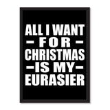 All I Want For Christmas Is My Eurasier - Portrait Frame Photo Tile