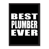 Best Plumber Ever - Portrait Frame Photo Tile