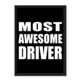 Most Awesome Driver - Portrait Frame Photo Tile