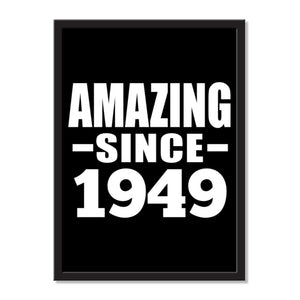Amazing Since 1949 - Portrait Frame Photo Tile