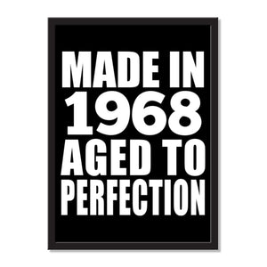 Made In 1968 Aged to Perfection - Portrait Frame Photo Tile