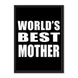World's Best Mother - Portrait Frame Photo Tile