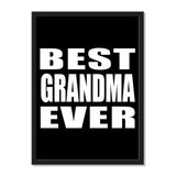 Best Grandma Ever - Portrait Frame Photo Tile