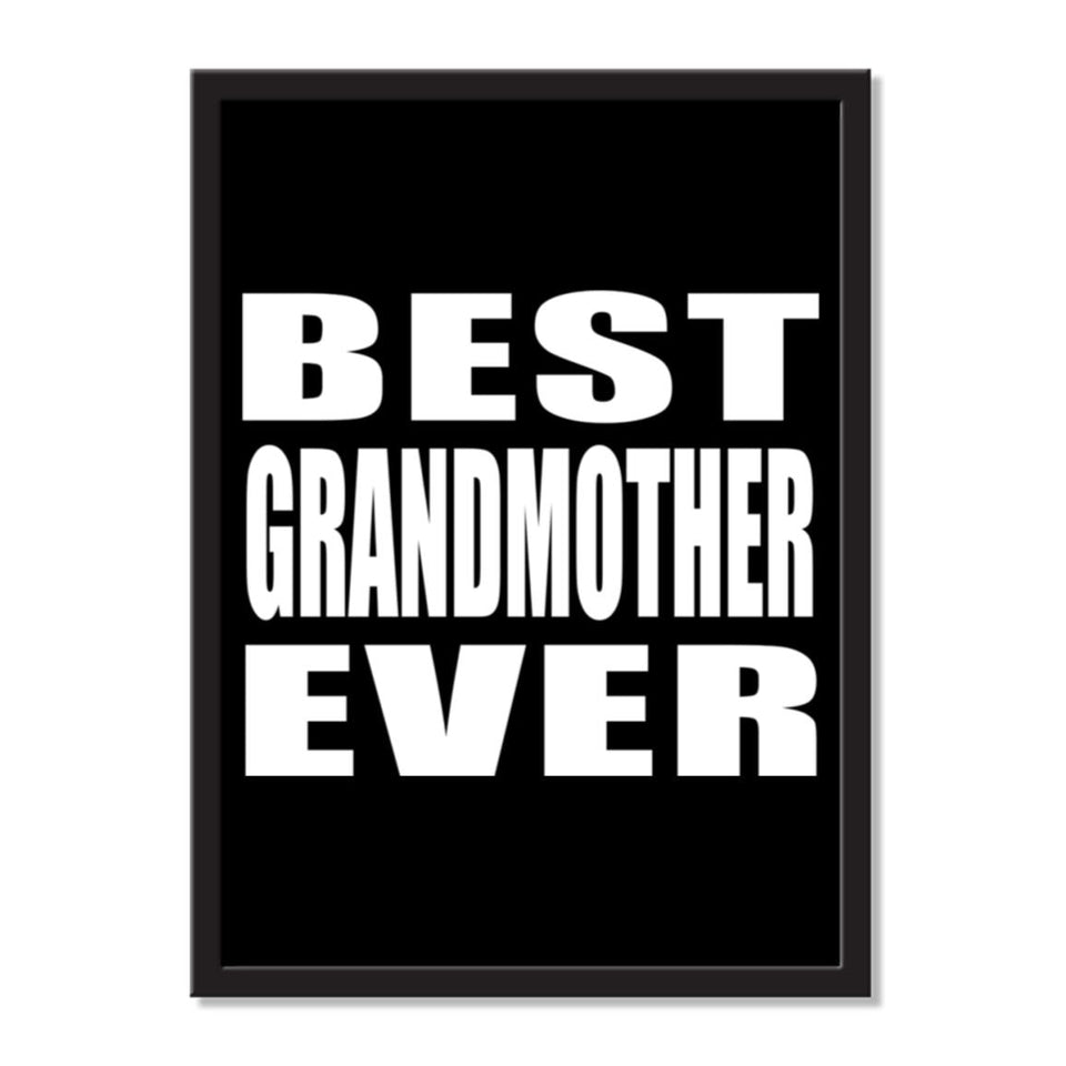 Best Grandmother Ever - Portrait Frame Photo Tile