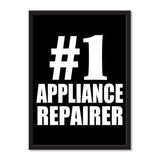 Number One #1 Appliance Repairer - Portrait Frame Photo Tile