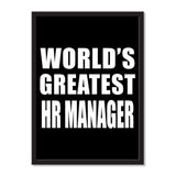 World's Greatest Hr Manager - Portrait Frame Photo Tile
