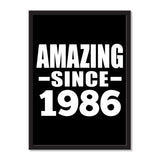 Amazing Since 1986 - Portrait Frame Photo Tile