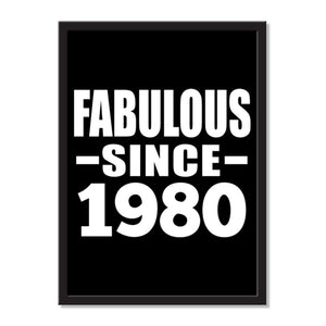 Fabulous Since 1980 - Portrait Frame Photo Tile
