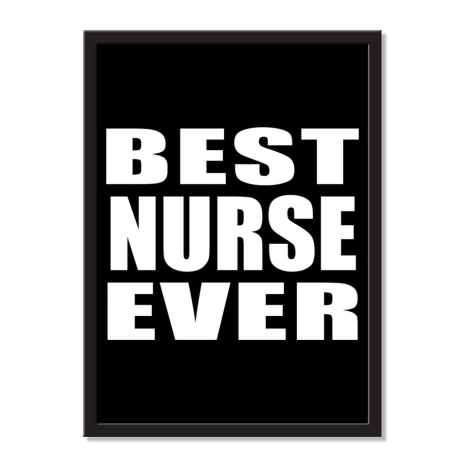 Best Nurse Ever - Portrait Frame Photo Tile