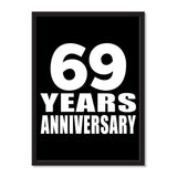 69 Years Anniversary - Portrait Frame Photo Tile