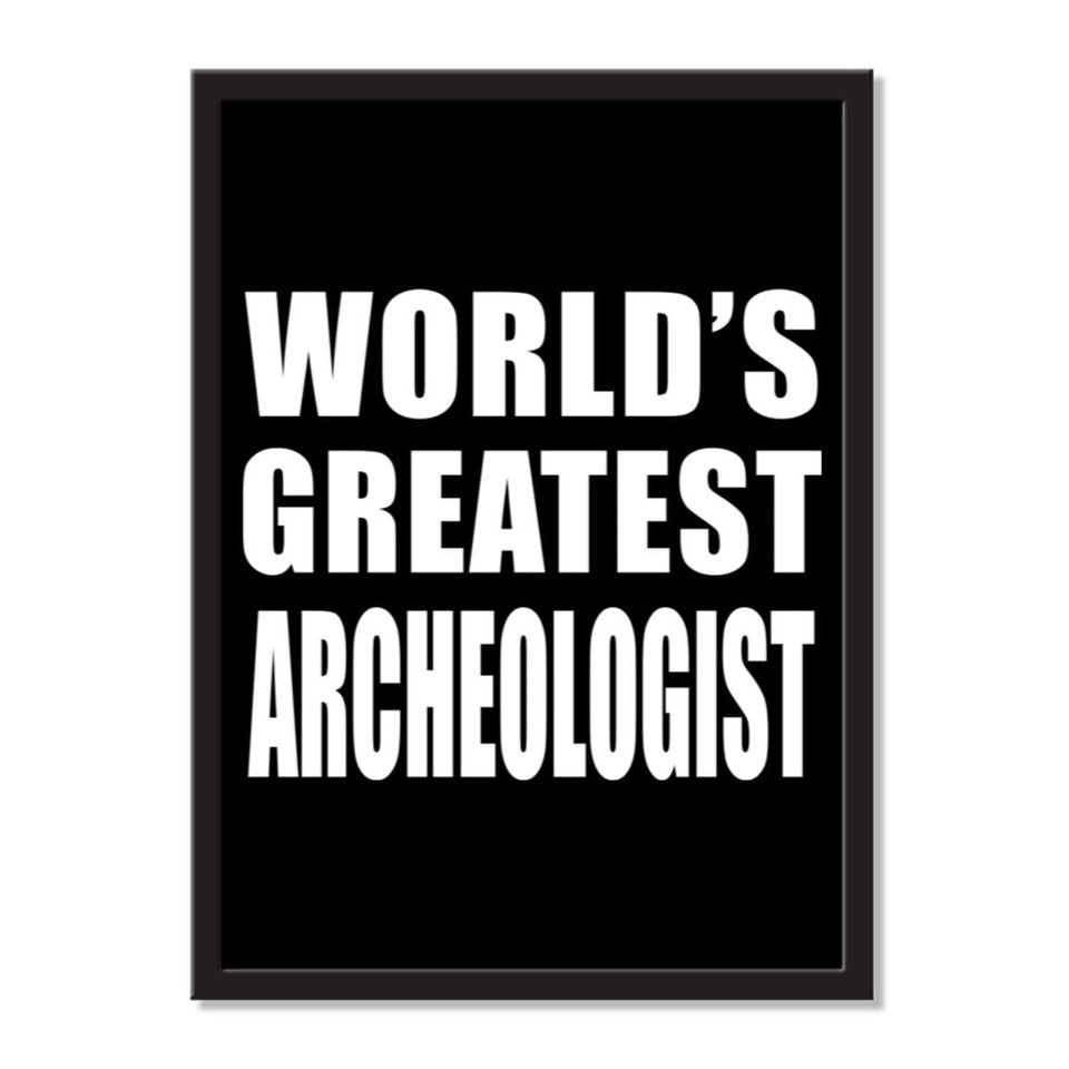 World's Greatest Archeologist - Portrait Frame Photo Tile