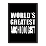 World's Greatest Archeologist - Portrait Frame Photo Tile