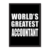 World's Greatest Accountant - Portrait Frame Photo Tile
