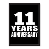 11 Years Anniversary - Portrait Frame Photo Tile