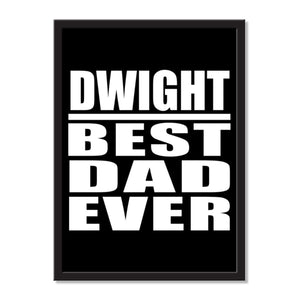 Dwight Best Dad Ever - Portrait Frame Photo Tile