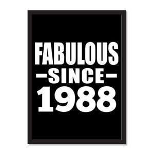Fabulous Since 1988 - Portrait Frame Photo Tile